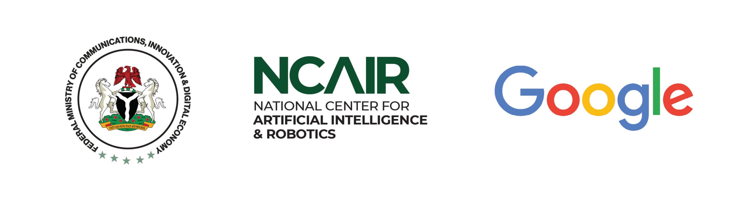 Federal Ministry of Communications, Innovation & Digital Economy · NCAIR · Google